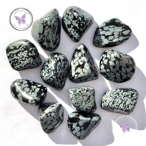 Snowflake Obsidian Tumble Stone